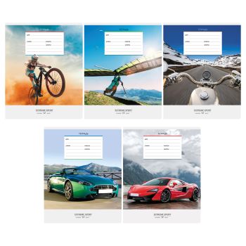 Тетрадь 12л., клетка BG 