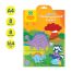Цветная бумага гофрированная А4, Мульти-Пульти, 8л., 8цв., в папке с европодвесом, 