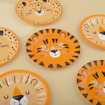 Тарелки бумажные MESHU 