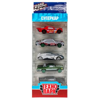 Набор игрушечных машин Технопарк 