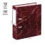 Папка-регистратор OfficeSpace, 70мм, мрамор, красная