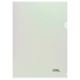 Папка-уголок СТАММ "Сияние" А4, 180мкм, пластик, непрозрачная, белый