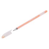 Ручка гелевая Crown "Hi-Jell Pastel" оранжевая пастель, 0,8мм