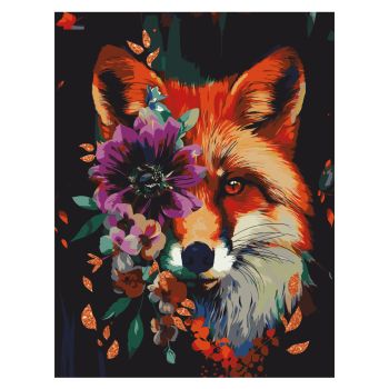 Картина по номерам на холсте с глиттером ТРИ СОВЫ 