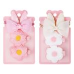 Набор аксессуаров для волос MESHU, резинка 1шт., диаметр 5см, заколки 2шт.,4см, ассорти, европодвес