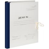 Папка архивная с мягким корешком для переплета OfficeSpace "Форма 21", с гребешками, 4 отверстия, с 2 завязками, 50мм