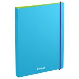 Папка с 60 вкладышами Berlingo "Raze" А4, 30мм, 600мкм, с внутр. карманом, голубая, софт-тач