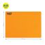 Доска для лепки Мульти-Пульти, А5, 800мкм, пластик, оранжевый