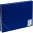 Папка-короб на резинке OfficeSpace А4, 30мм, 700мкм, синяя