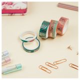 Набор клейких декоративных лент MESHU "Feather", 5шт