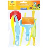 Набор инструментов для лепки Мульти-Пульти "Приключения Енота", 6шт., пакет, европодвес